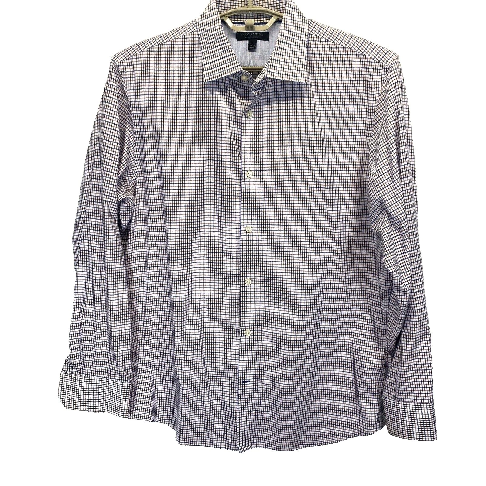 Banana Republic Linen Regular Fit Dress Shirts for Men