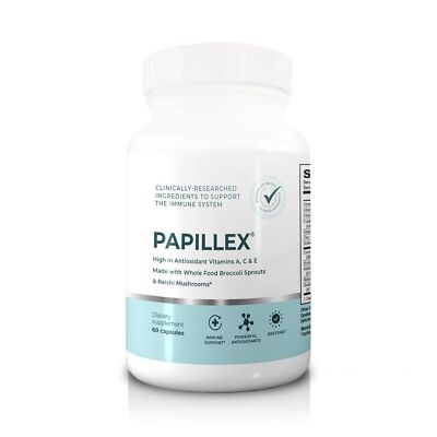 Papillex Immune Support Supplement Natural Organic Immunity Booster 60 Ct