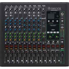 MACKIE Onyx12 12-Channel Analog Mixer with Multi-Track USB - New
