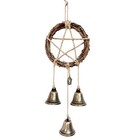 Witch Wind Chime Door Hanger Hanging Witch Protection Bell Witchcraft Home Decor