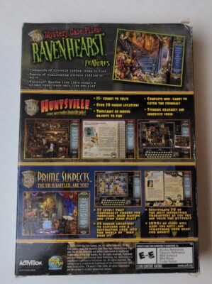 MYSTERY CASE FILES COLLECTION (PC Cd-rom ) Huntsville-Ravenhearst