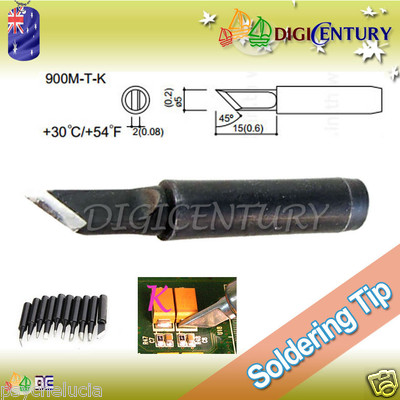 High Quality Japan HAKKO Soldering Iron Tips Real Lead Free 900M-T-K Black