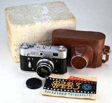 FULLY SERVICED USSR "FED 3" RF camera INDUSTAR-61 LENS f2.8/53mm, BOXED SET