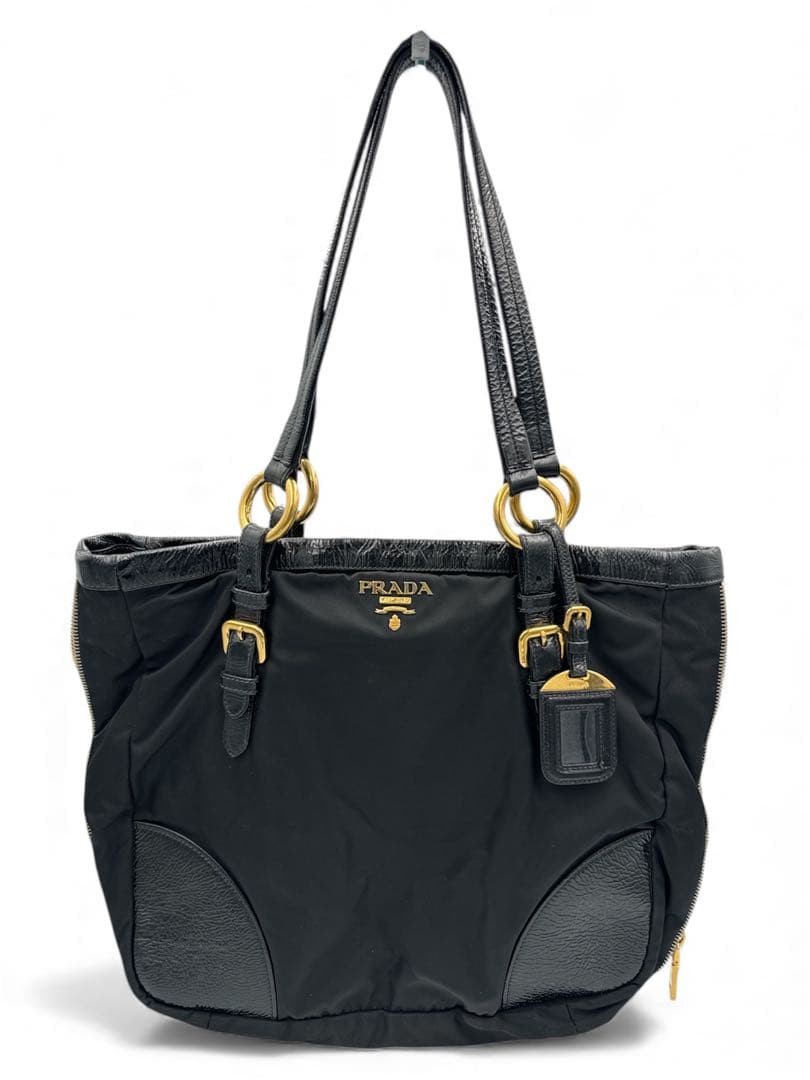 PRADA Black Shoulder Bag A4 Compatible thumbnail 2