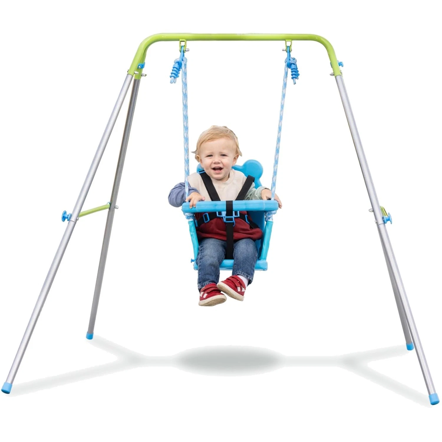 Heavy-Duty Baby Swing Set - Indoor/Outdoor Fun with Safety Features for Toddlers
Opens in a new wind