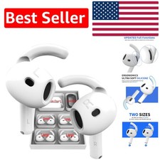Silicone Ear Hooks for AirPods 4 - Secure Fit Comfortable Design