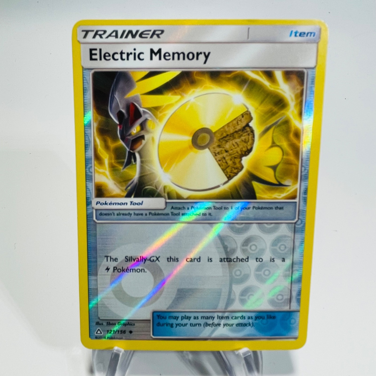 ELECTRIC MEMORY 2018 Pokemon Ultra Prism REVERSE HOLO UNCOMMON 121/156 POKÉMON