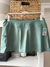 Sunsets Sporty Swim Skirt, Moss Green, Small,...