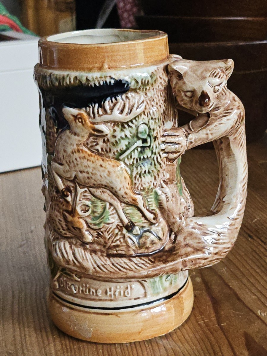 German Beer Stein Die Grüne Heid