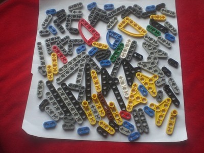 99x Lego Technik Technic Liftarm Liftarme flach dünn Konvolut Mix Bild = Angebot