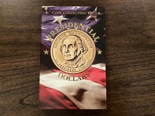 Presidential Dollars Coin Collecting Kit 64pg Book & Tri-Fold Collector Folder