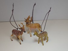 Deer Family 3 Each Custom Christmas Tree Ornaments NEW North America Wildlife 2