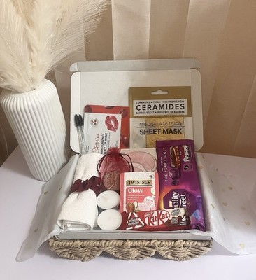 Briefkasten Self Care Korb Verwöhnen Geschenkbox für Sie / Frau Wohl werden / Geburtstag