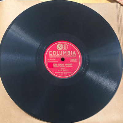 Columbia Record 36839 Kate Smith - Some Sunday Morning / Dearest Darling