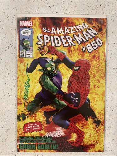 AMAZING SPIDER-MAN #850 -  Mike Mayhew Cover A Variant - SIGNED w/COA NM