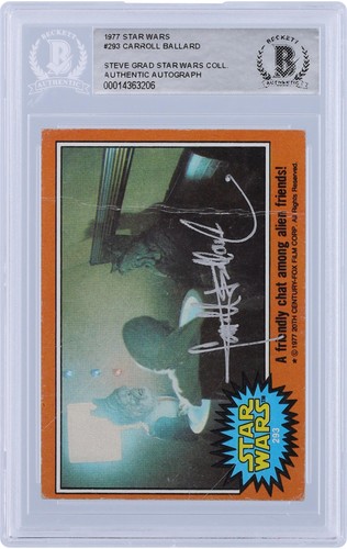 1977 Topps Star Wars #293 A friendly chat among alien friends! — AUTH (grade unconfirmed)