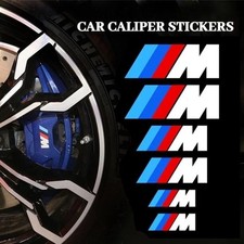 6pcs Car Brake Caliper Sticker Heat Resistant Decals For Bmw 6pcs Car Brake Caliper Sticker Heat Resistant Decals For Bmw