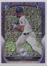 2023 Bowman Chrome Prospects Purple Shimmer Refractor /250 Joendry Vargas 07i7