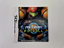 Manual Only - Metroid Prime Pinball Nintendo DS - No Game Included 