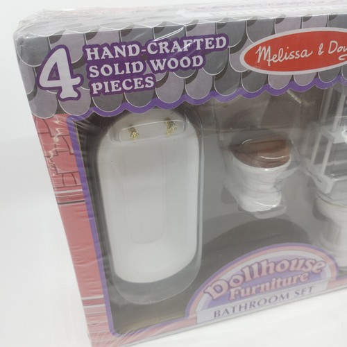 Juego de 4 muebles para casa de muñecas Melissa & Doug #2584 nuevo sellado - Imagen 2 de 6