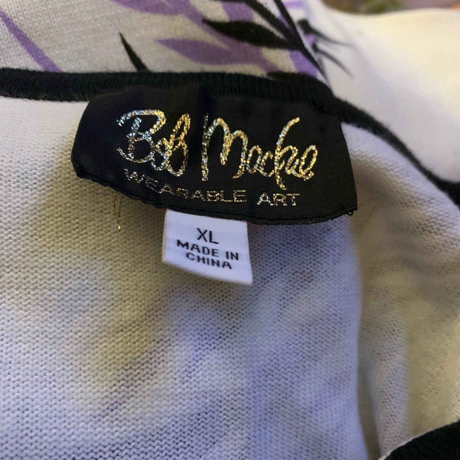 Bob Mackie Wearable Art Sweater XL - image 7