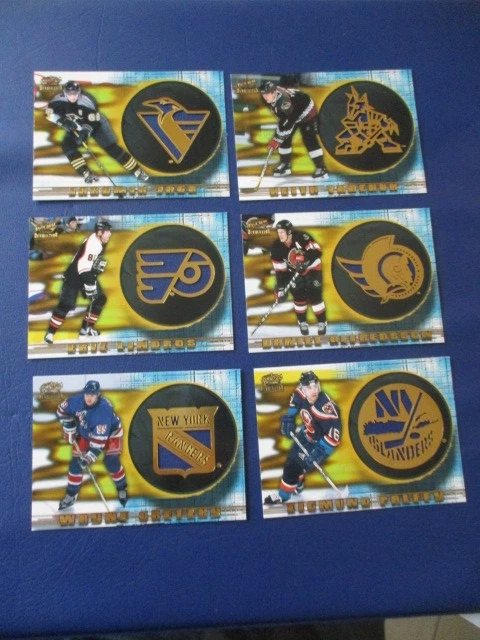 1997-98 Revolution Team Checklists Die Cut Inserts Complete Set 26 Gretzky Jagr - Image 4 of 4