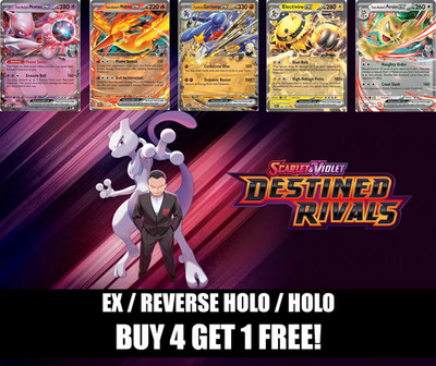 Pokémon Destined Rivals: Pick Your Card  Reverse Holo/Holo/ex NM TCG