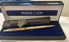 VINTAGE LADY PARKER PEN WITH TAG & ENGRAVING IN MINT CONDITION PLEASE READ