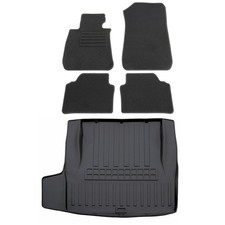 Fußmatten Kofferraumwanne für BMW 3er E90 2005-2011 Automatten Auslage