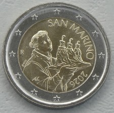 2 E.uro Kursm&uuml;nze San Marino 2026 unz.