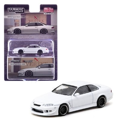 Tarmac Works 1:64 VERTEX Toyota Soarer JZZ30 White Global64 T64G-080-WH
