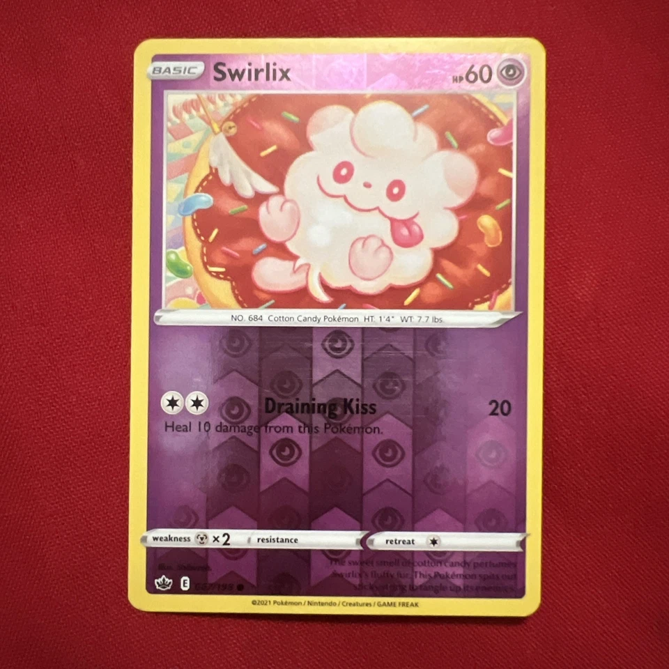 Swirlix 067/198 Swsh06: Sword & Shield - Chilling Reign Reverse Holo - Image 4 of 4
