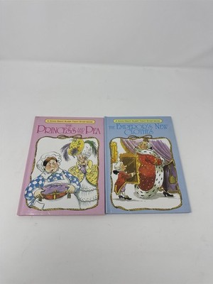 Vtg Grandreams Good Night Sleep Tight Storybook Set Princess & Pea Emperor 1993