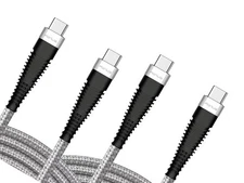 6ft and 10ft Long PD USB-C Cables Fast Charge TYPE-C to TYPE-C for SmartPhones