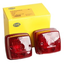 2x Hella Heckleuchte Universal 12V 24V Heckleuchten Set Links Rechts Rückleuchte