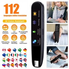 112 Language Translator Device 2024 Smart Scan Translation Pen Text Reading New