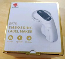 Phomemo E975 Embossing Label Maker Machine with 3 Tapes