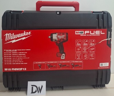 Milwaukee M18 FHIW2F12 18V FUEL Brushless 1/2 High Torque Impact/Bare Tool + ...