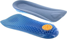 Height Increase Elevator Half Insole for Men 1/2 Inch Taller Heel Lift Insert -