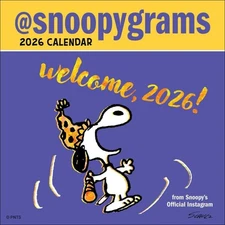 PeanutsÂ®: @snoopygrams 2026 Mini Wall Calendar by Peanuts Worldwide Llc;schu...