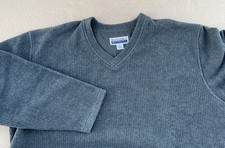 Sonoma Sport Men  s Sweater XL Olive Green Pullover V-Neck Long Sleeve Very Soft
