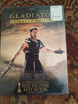 Gladiator Extended Edition (2005 DVD, 3-Disc Box Set) OoP w/ Booklet