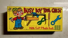 Busy Boy Tool Chest Tin Box Without Tools Made In USA