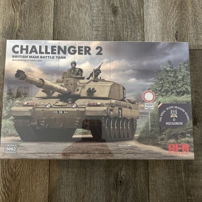 Ryefield Models 1/35th Scale CHALLENGER 2 British MBT KIt 5062 W/ Tracks Sealed