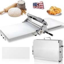 Folding Dough Rolling Machine Adjustable Thickness 0-25mm for Pizza Bread Pastry