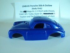 HO scale Slot Car Custom Resin body only 1948-1965 Porsche Outlaw 356-A Blue