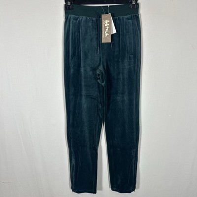 $120 Agtawh Green Velvet Loungewear Side Pockets 2XL