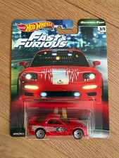 Hot Wheels Fast & Furious - MAZDA RX7 DOM TORETTO - RED 3/5 2017 1/64 ORIGINAL