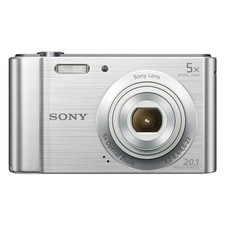 Sony Cybershot DSC W800 Compact Digital 201 Megapixel Silver Camera