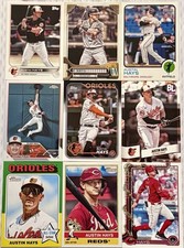 Nine Card Austin Hays Lot Orioles Reds
